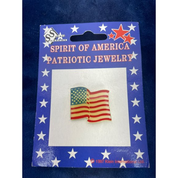 NWT Spirit of America Patriotic Jewelry Flag Pin - Picture 2 of 3